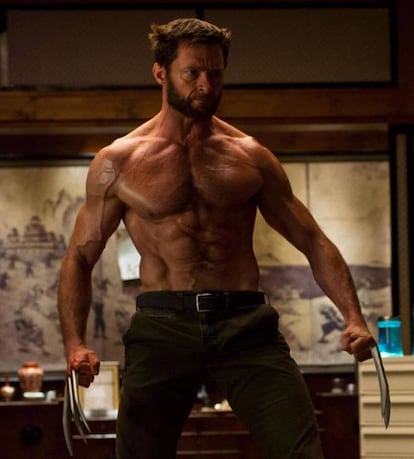 PARA QUÉ PAPEL. En el año 2000 Hugh Jackman (47 años, Sidney) se hizo con uno de los papeles protagonistas de la taquillera 'X-Men' y de un día para otro se convirtió en Lobezno. El actor tenía 31 años y hasta ese momento pocos habían oído su nombre.

QUÉ DIETA SIGUIÓ. Cuesta pensar que el australiano no vino de serie con unos músculos definidos y ultra desarrollados. Para aumentar brazos y pectorales tuvo que vivir seis meses dedicado a un entrenamiento inflexible. Además, debía alimentarse con la misma frecuencia que un recién nacido: cada dos horas y media hacía una comida. Jackman seguía una dieta sin alimentos procesados y sin sal. Su alimentación se sustentaba a base de arroz integral, verduras, fruta y proteínas de pescado, pollo, carne y claras de huevo. Ingería 1.000 calorías más de las que le correspondían para ganar masa muscular. Su entrenamiento se centraba en dos programas: 1) Aumento de volumen; 2) Aumento de fuerza.

SU TRUCO. Dividir las comidas en muchas tomas y levantarse a las cuatro de la madrugada para realizar una comida extra.