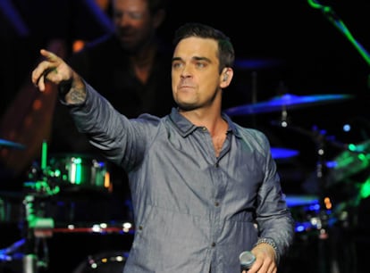 Robbie Williams, uno de los músicos de EMI.