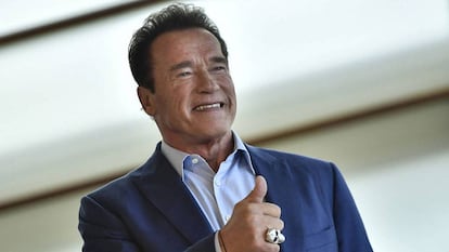 Arnold Schwarzenegger, en San Sebastián, en una imagen de archivo.