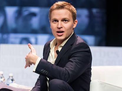 Ronan Farrow, o jornalista que destapou o escândalo de abusos de Weinstein.