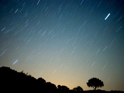 Lluvia de estrellas en Grazalema el pasado mes de agosto