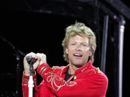 El cantante Jon Bon Jovi.