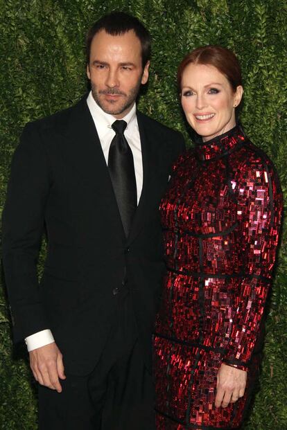 Tom Ford y Julianne Moore