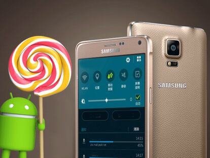 Los Samsung Galaxy Note 4 de Orange se actualizan a Android 5.0.1 Lollipop