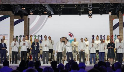Un momento de la inauguración de la Cumbre Iberoamericana. 
