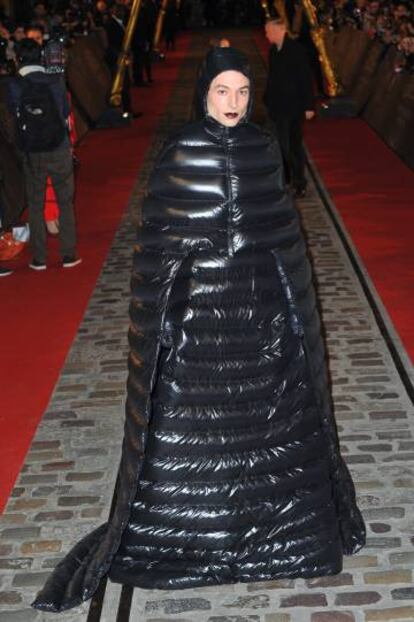 Ezra Miller, durante la premiere de 'Animales fantásticos: Los crímenes de Grindelwald', el pasado 8 de noviembre en París. (Francia).