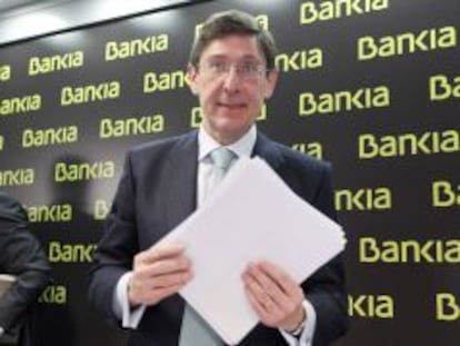 Jos&eacute; Ignacio Goirigolzarri, presidente de Bankia, el pasado 2 de marzo