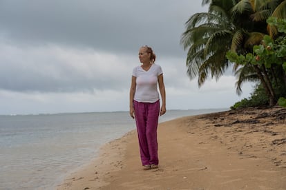 Yanize Elías, activista y habitante de Luquillo que ha luchado durante años contra la construcción de edificios en Punta Bandera.