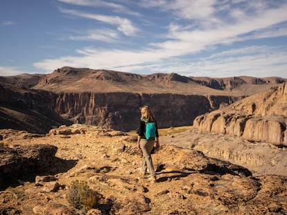 Sendero Bajada de los Toldos uno de los más transitados de Parque Patagonia.