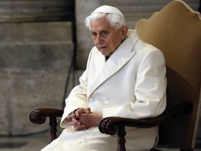 El papa em&eacute;rito, Benedicto XVI, en una imagen de 2015. 