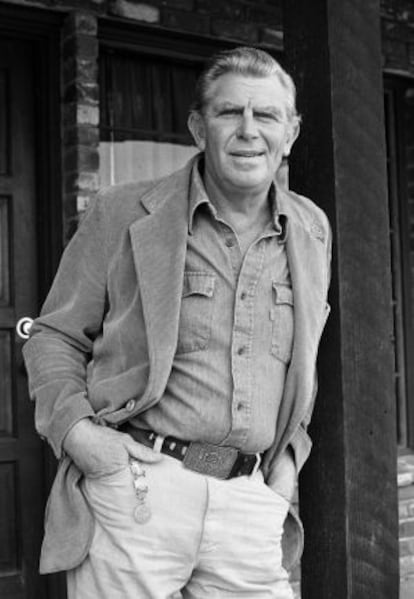 Andy Griffith, actor estadounidense, en 1983. 