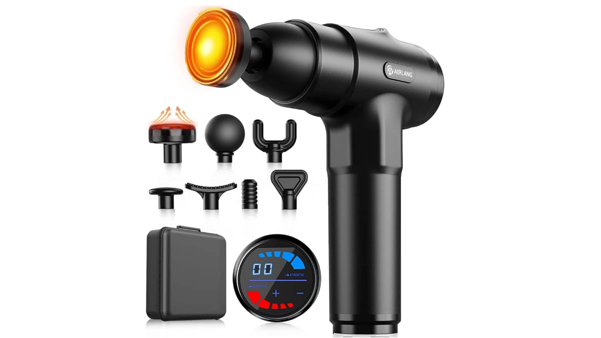 Massage gun with case included.