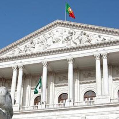 Edificio del parlamento portugués en Lisboa