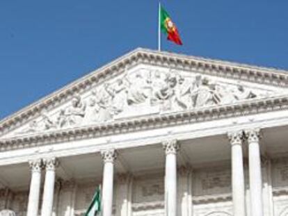 Edificio del parlamento portugués en Lisboa