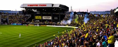 Mapfre Stadium, en Ohio. El primero de EE UU en ser construido solo como estadio de fútbol.