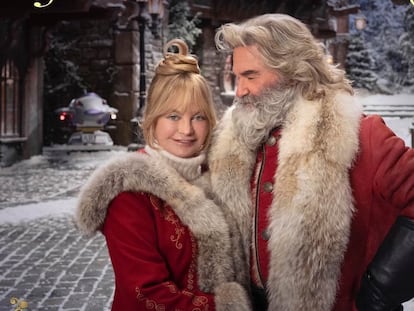 Goldie Hawn y Kurt Russell, protagonistas de 'Crónicas de Navidad 2'.