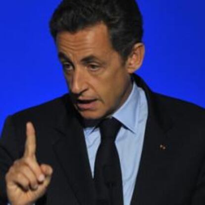 El presidente de Francia, Nicolas Sarkozy