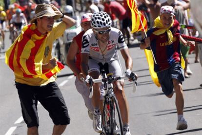 Carlos Sastre, durante el Tour de Francia.