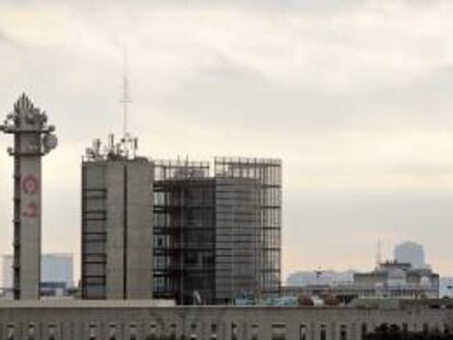 Vista del centro de Televisión Valenciana en Burjassot, con la ciudad de Valencia al fondo. EFE/Archivo