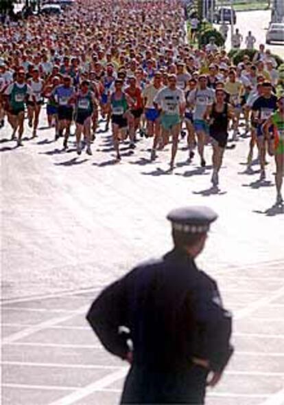 Un momento de la II Carrera contra la Droga.