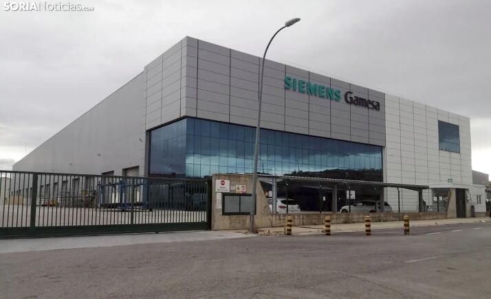 Factoría de Siemens Gamesa en Ágreda (Soria)., en una imagen cedida por la empresa.