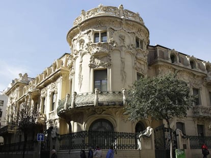 Edificio sede de la SGAE, en Madrid.