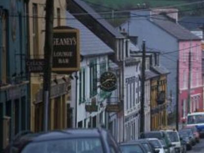 Vista de una calle irlandesa