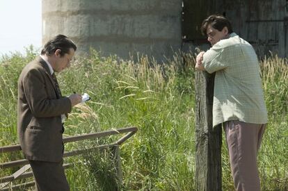 Mathieu Amalric y Benicio del Toro en un fotograma de 'Jimmy P.'.