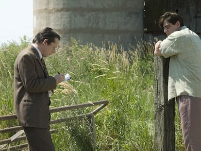 Mathieu Amalric y Benicio del Toro en un fotograma de 'Jimmy P.'.