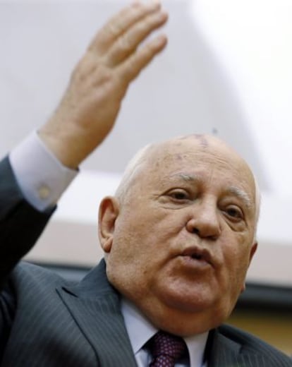 El último dirigente soviético Mijaíl Gorbachov.