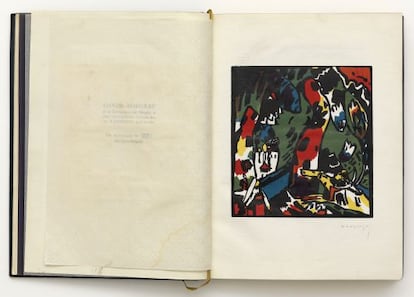 Libro elaborado por los artistas Wasilly Kandinsky y Franz Marc.
