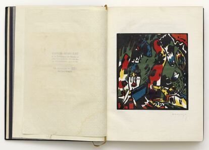 Libro elaborado por los artistas Wasilly Kandinsky y Franz Marc.