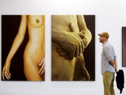 El artista muestra en Valencia 150 obras cargadas de denuncia social, provocación política y erotismo