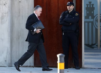 Luis B&aacute;rcenas, en la Audiencia Nacional, el 31 de octubre de 2016.