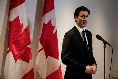 Justin Trudeau en Washington, EE.UU., el 9 de enero de 2025.