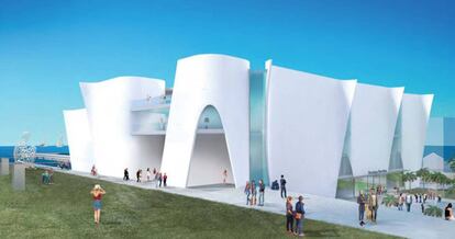 Projecte de Toyo Ito per a l'Hermitage de Barcelona.