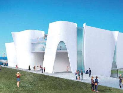 Projecte de Toyo Ito per a l'Hermitage de Barcelona.