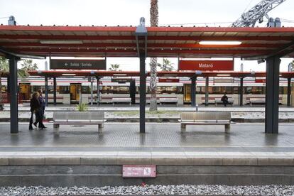 Estación de Renfe de Mataro, donde ocurrieron los hechos.