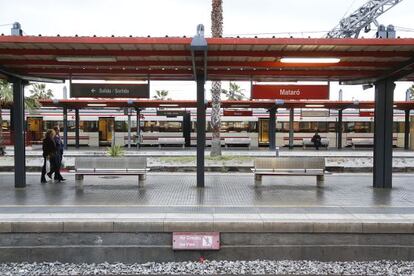 Estaci&oacute;n de Renfe de Mataro, donde ocurrieron los hechos. 