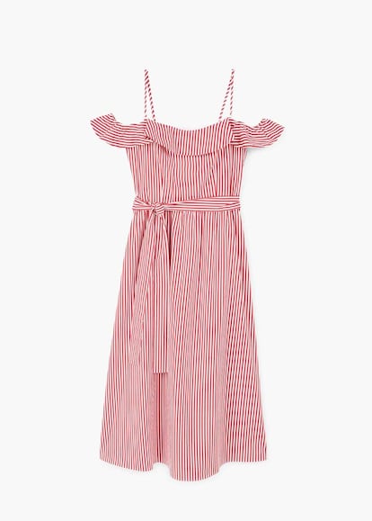 Vestido de rayas de Mango (39,99 euros)