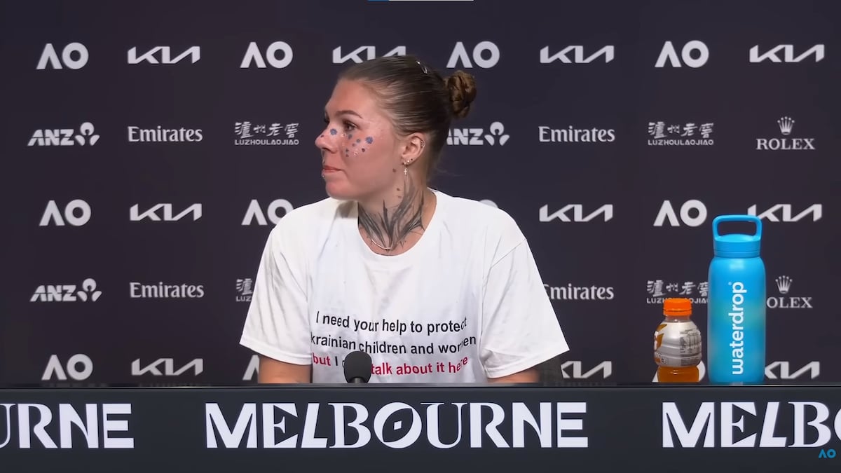 La ucrania Oleksandra Oliynykova sortea la censura en el Open de Australia: “Necesito tu ayuda… pero no puedo hablar de ello aquí” | Tenis | Deportes