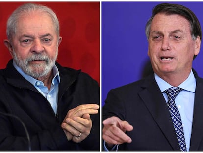 Lula da Silva y Jair Bolsonaro.