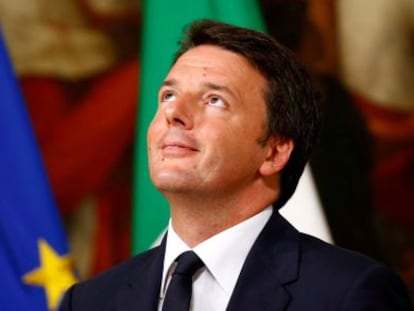 El primer ministro italiano Matteo Renzi 