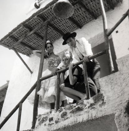 Brigitte Bardot, in Torremolinos in 1957.