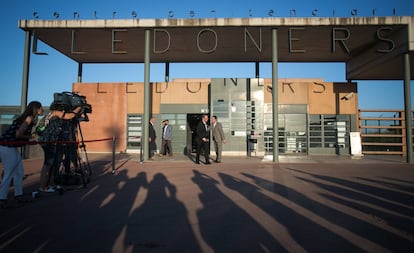 El presidente de la Generalitat, Quim Torra, tras visitar la cárcel de Lledoners.