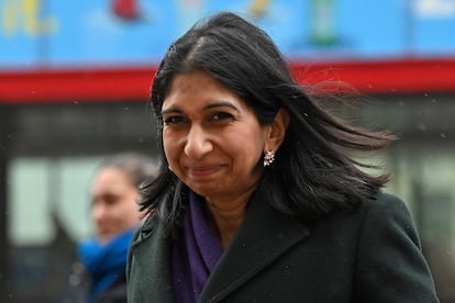 Suella Braverman, abogada general del Reino Unido, en Londres en febrero