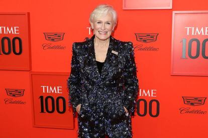 Glenn Close, vestida por Armani.