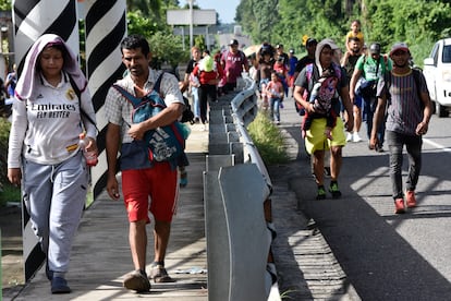 Los migrantes proceden de Guatemala, Honduras, El Salvador, Nicaragua, Venezuela, Cuba, Ecuador, Colombia y otros países.