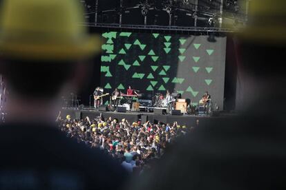 Escenario del Mad Cool durante la actuación de Lori Meyers el pasado 16 de junio.