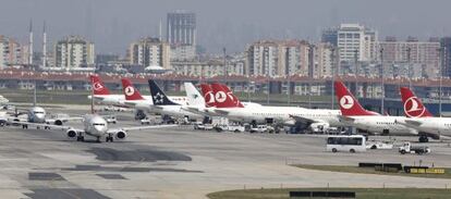 Aeropuerto de Atatürk, en Estambul.